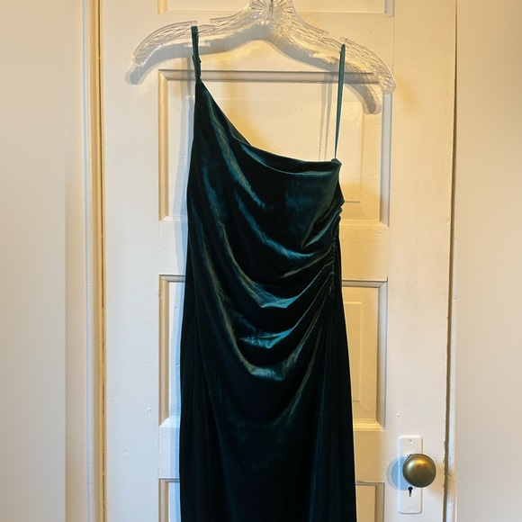 Revelry Bridesmaid Dress “Jade” - Velvet - Size 2 - Picture 3 of 5